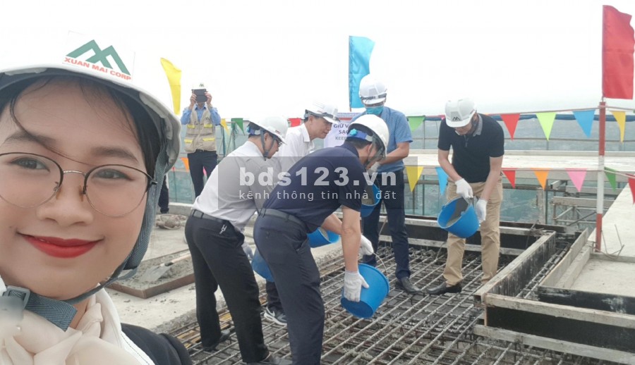 Lễ cất nóc - mở bán đợt đợt 1 tòa DV03 Rose Town