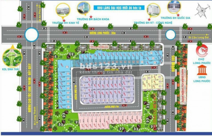37 triệu/m2 KHU DÂN CƯ Long Phước Thành phố Thủ Đức liền kề Vinhomes Grand Park