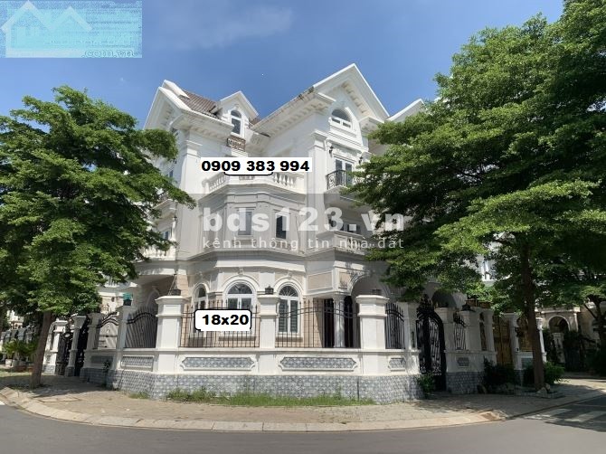 Cho thuê Biệt Thự Lô Góc 2MT Khu Cityland Garden hill 18x20m Hầm Trệt 2L-Tum