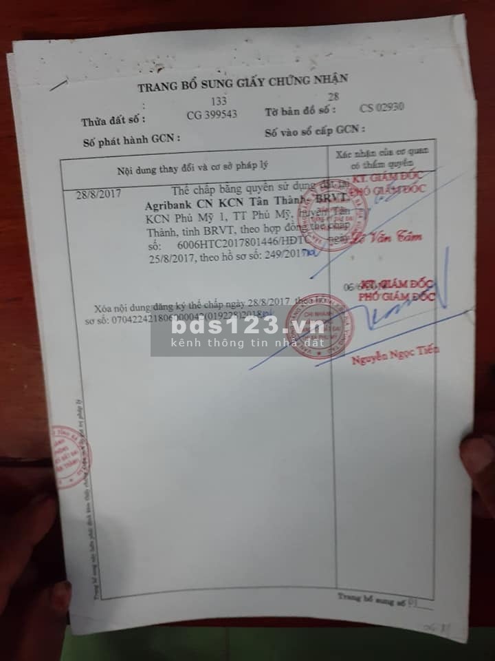 Bán Đất Tân Hòa, Tân Thành Uy Tín Chất Lượng Bà Rịa