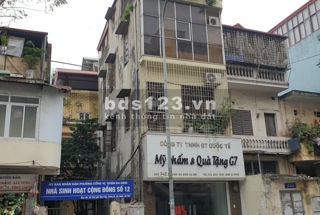 BÁN MẶT PHỐ BA ĐÌNH 140M VỈA HÈ 8M MT 29 TỶ 5 0978439490