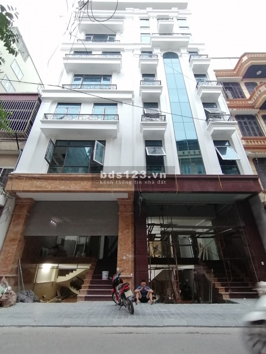 Bán gấp tòa nhà VP 7 tầng phố Trung Yên 9 DT 97m2 Mt 7.4m. Giá 26,5 tỷ