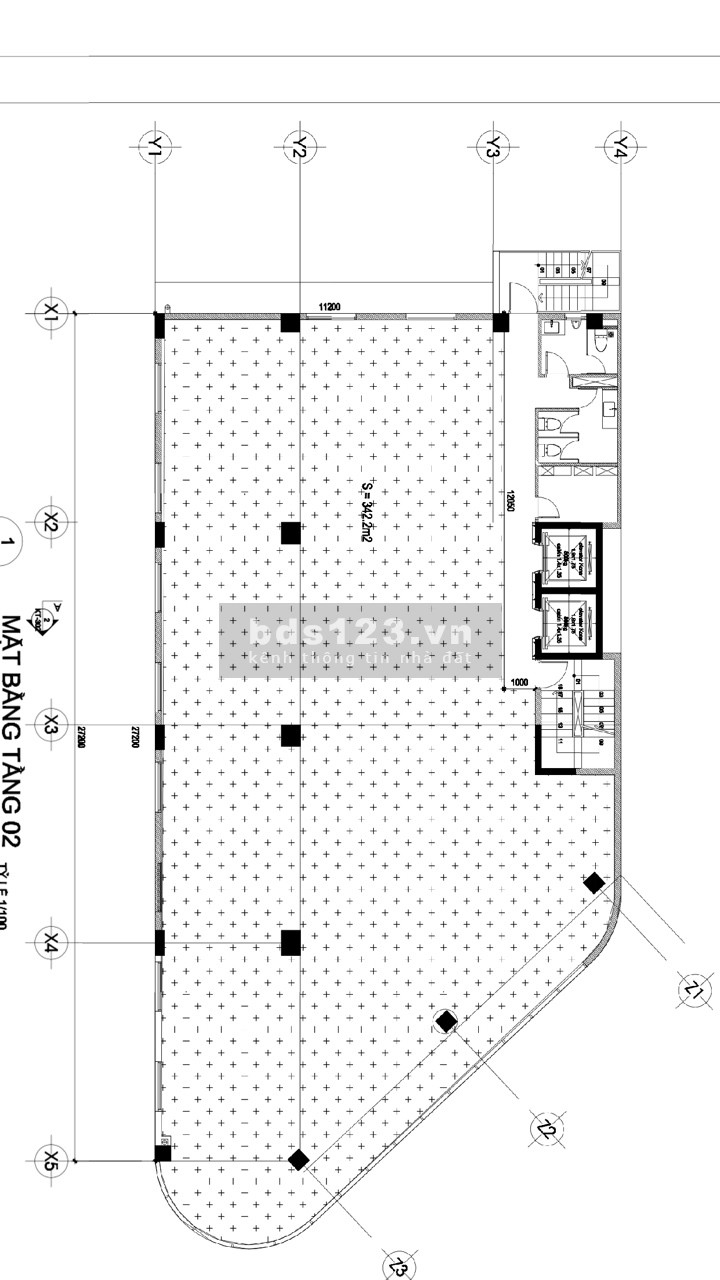 Cho thuê Nhà VP Trần Lựu P. An Phú Hầm 5 lầu 1500m2