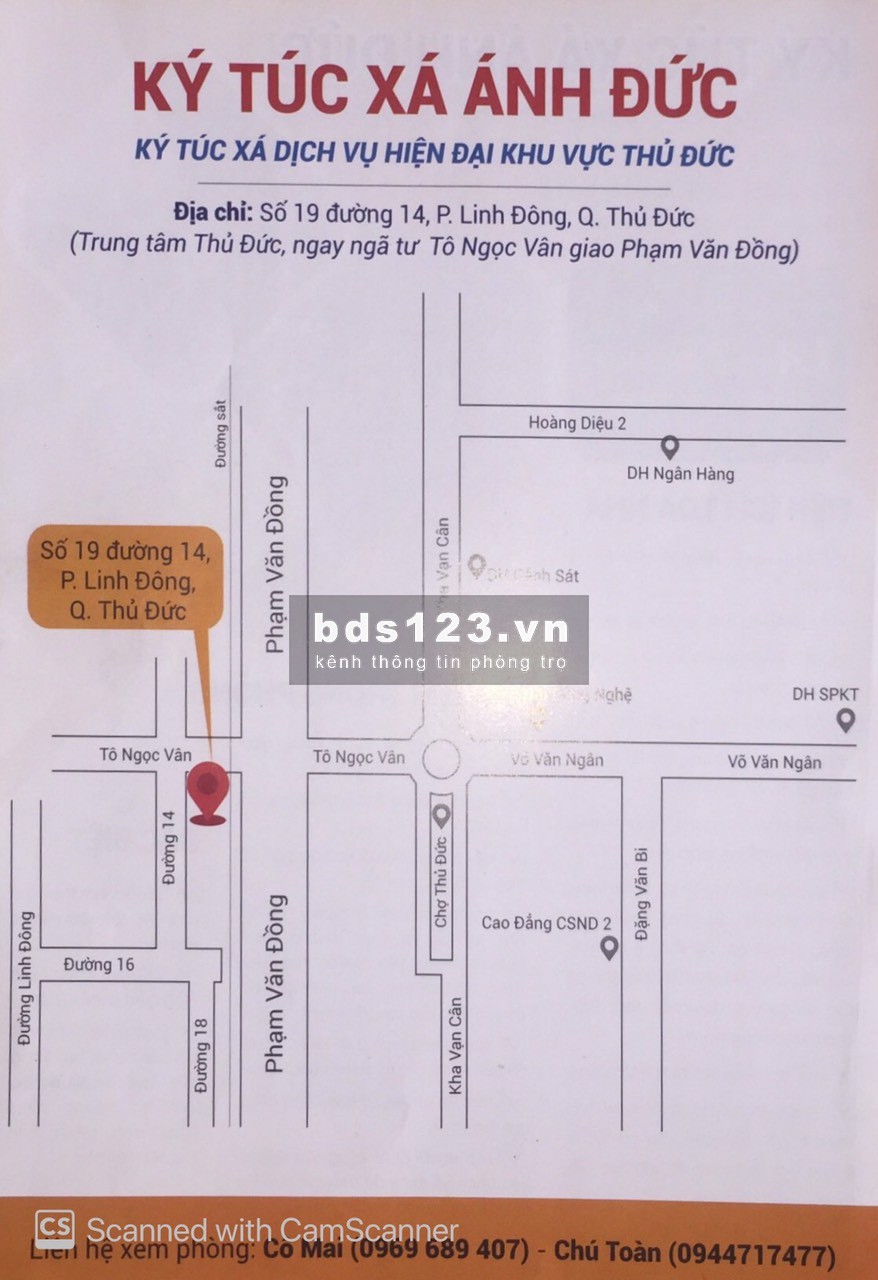 Cần cho thuê Ký Túc Xá dịch vụ hiện đại khu vực Thủ Đức