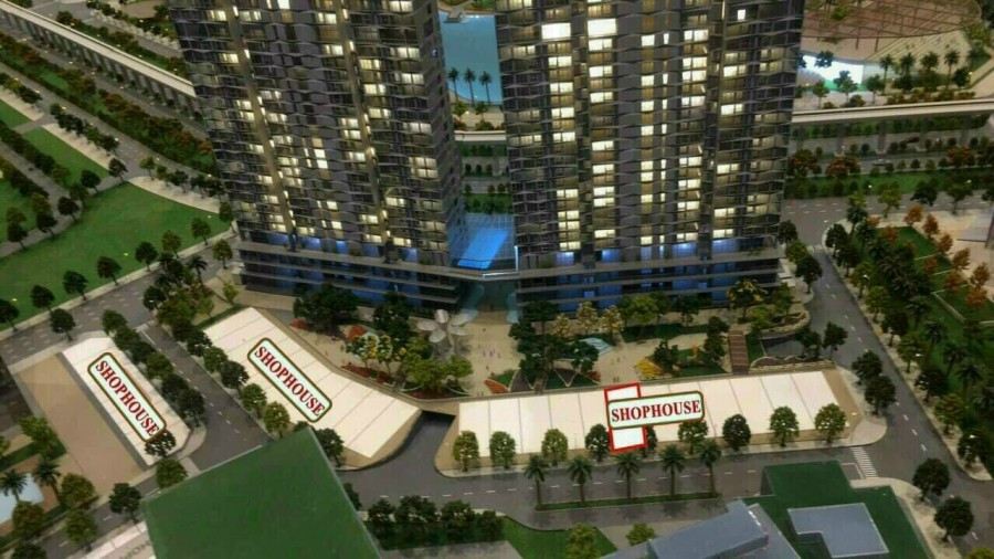 10 LÔ ShopHouse The Martrix One Nam Từ Liêm, Mặt tiền 7.8m, S từ 167- 216m2