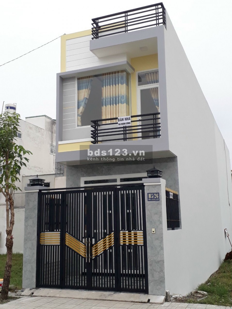 Bán Nhà tại Đức Hòa- Long An 60m2, giá rẻ,Sổ Hông Riêg