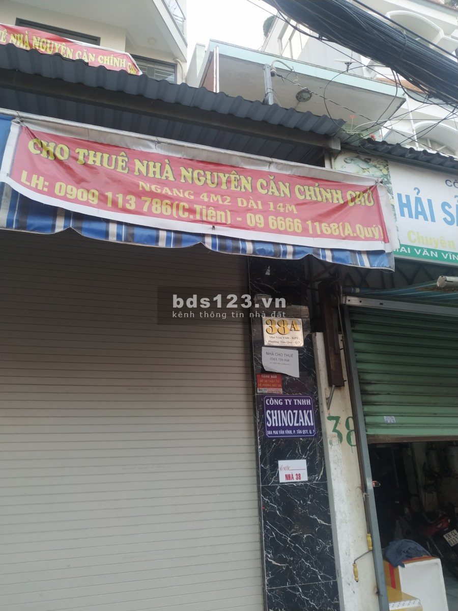 MẶT BẰNG ĐƯỜNG MAI VĂN VĨNH VỚI GIÁ CỰC TỐT