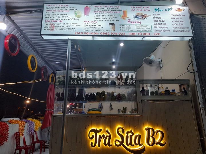 SANG GẤP QUÁN TRÀ SỮA-SINH TỐ-ĂN VẶT KTX ĐH QG