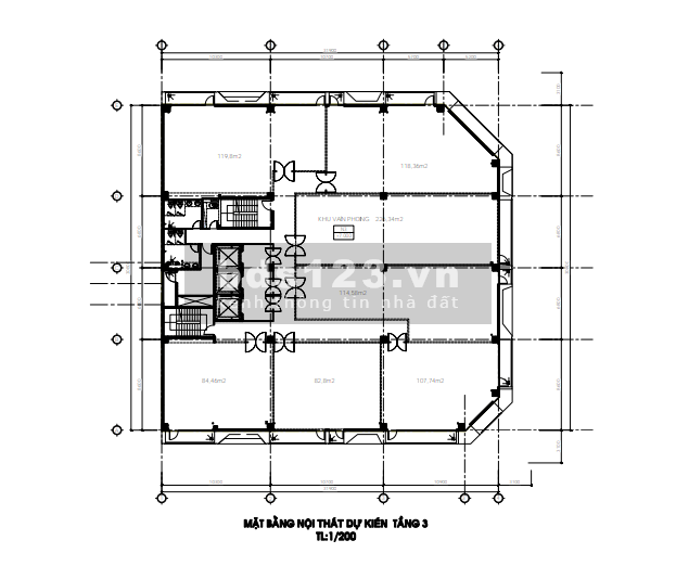 KHU ĐÔ THỊ VẠN PHÚC - CHO THUÊ TÒA NHÀ M&T PLAZA 03 MẶT TIỀN
