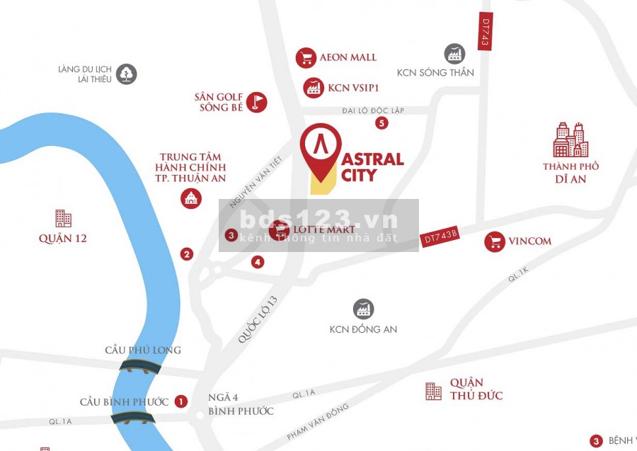 DỰ ÁN KHU CĂN HỘ ASTRAL CITY BÌNH DƯƠNG