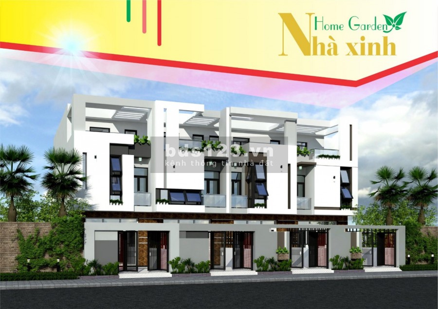 Chỉ còn 1 lô góc khu đô thị Nhà Xinh Home Garden MT Đinh Đức Thiện dt 100 m2, chiết khấu 1 cây vàng