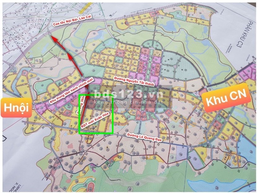 Bán lô đất vàng View hồ 5.5ha 97.5m2, MT 5m KĐT Xuân Hoà – Điện Nước