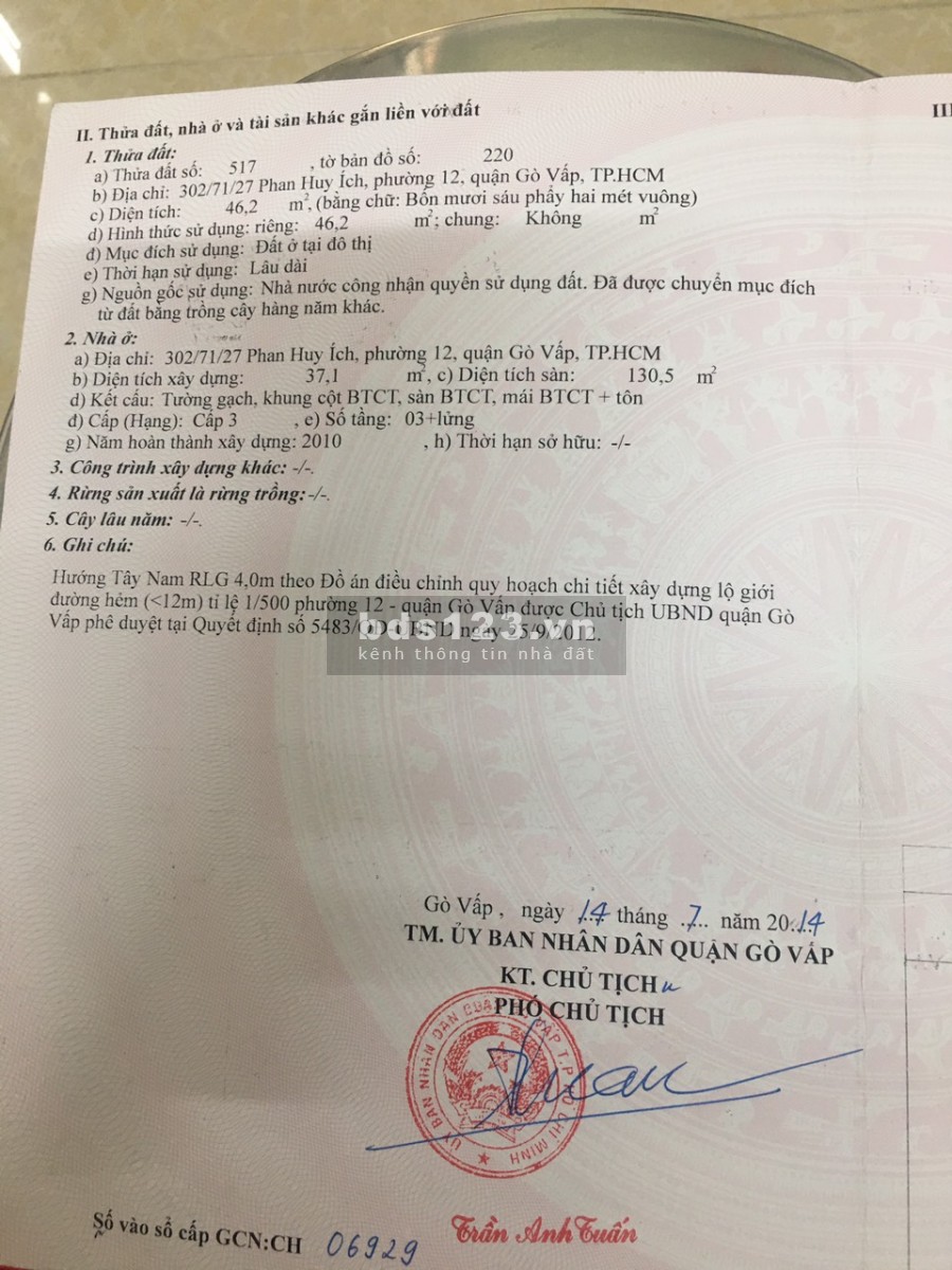 Hot! Nhà rẻ đẹp Phan Huy Ích, P12, Gò Vấp