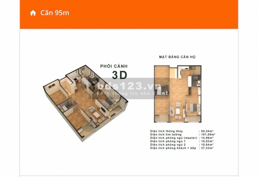 BÁN CHUNG CƯ 95M2 MỚI Ở MỖ LAO HÀ ĐÔNG