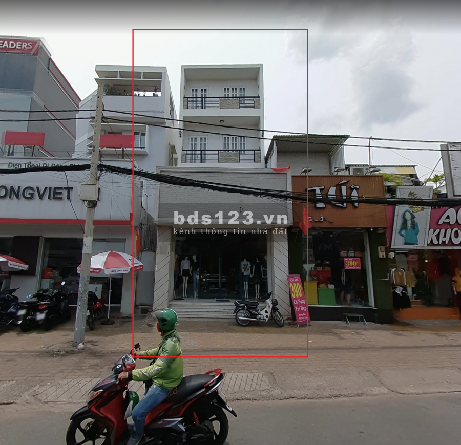 Mặt tiền Phan Huy Ích kd tấp nập dt.4x17m