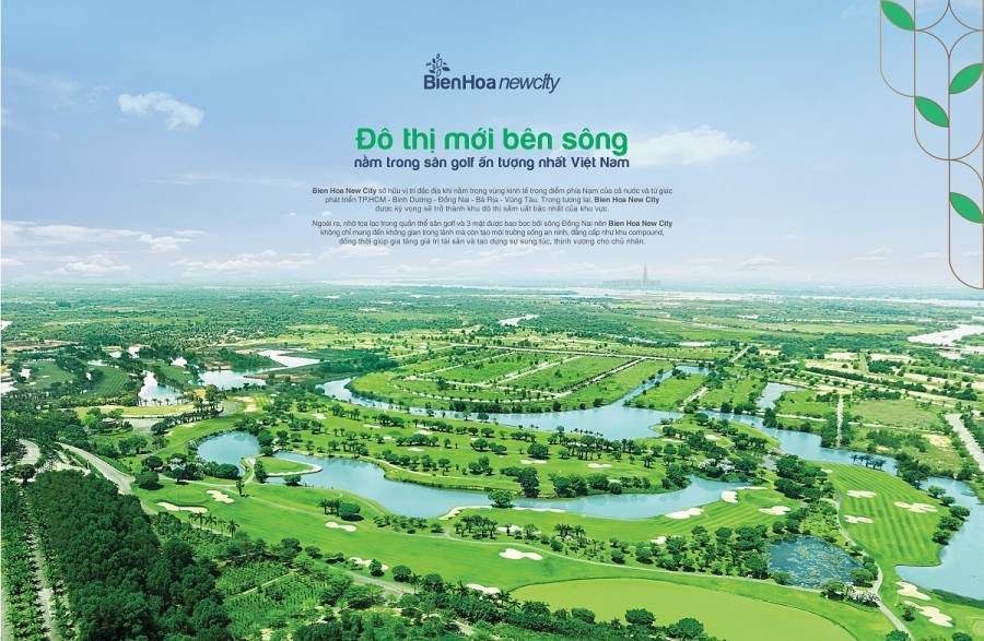 BÁN ĐẤT NỀN BIỆT THỰ BIÊN HÒA NEW CITY TRONG KHU SÂN GOLF LONG THÀNH, TỪ 16TR/M2