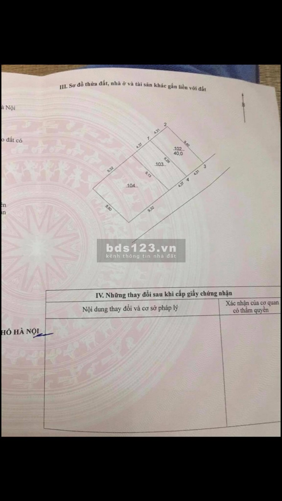 Tôi cần nhượng lại nhanh mảnh đất tại TDP An Đào, Trâu Quỳ, Gia Lâm, Hà Nội