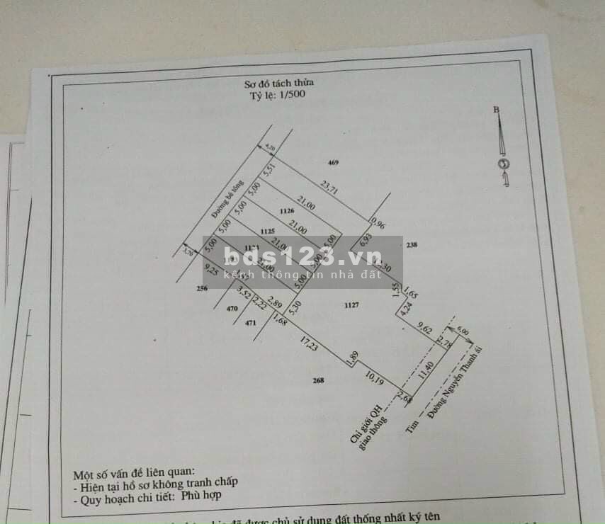Bán 2 lô đất Kiệt Ngyễn Thành Ái, Phú Bài Huế, Diện tích 105m2, Giá TỐT