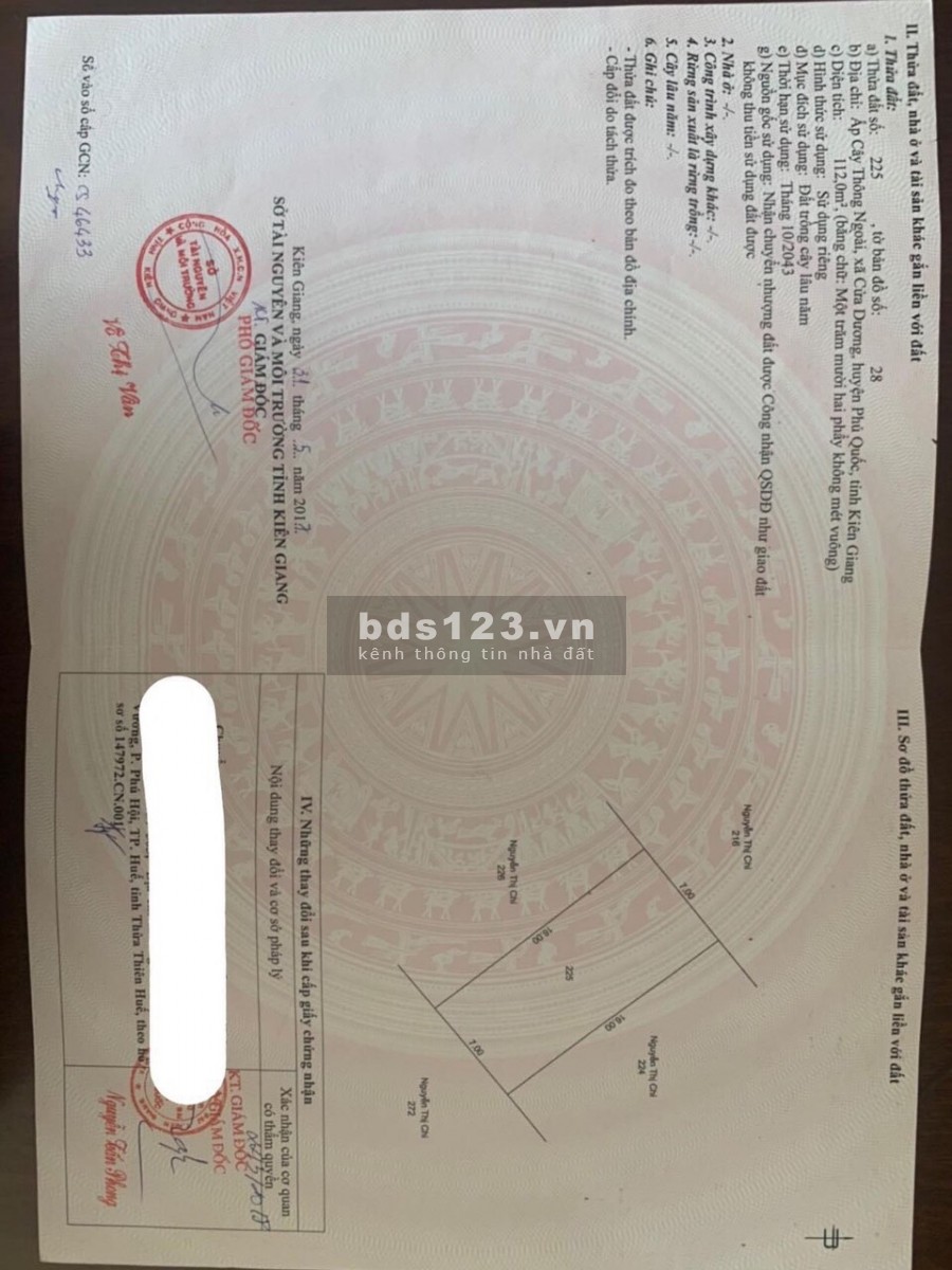 Chính chủ bán rẻ thu hồi vốn, sổ riêng, ONT