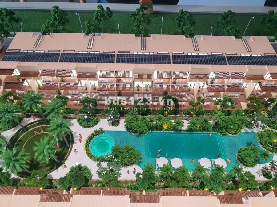 Nhà phố vườn 2 mặt tiền sở hữu công viên 1500m2 duy nhất tại Thanh Long Bay. Lh 0906 876 603