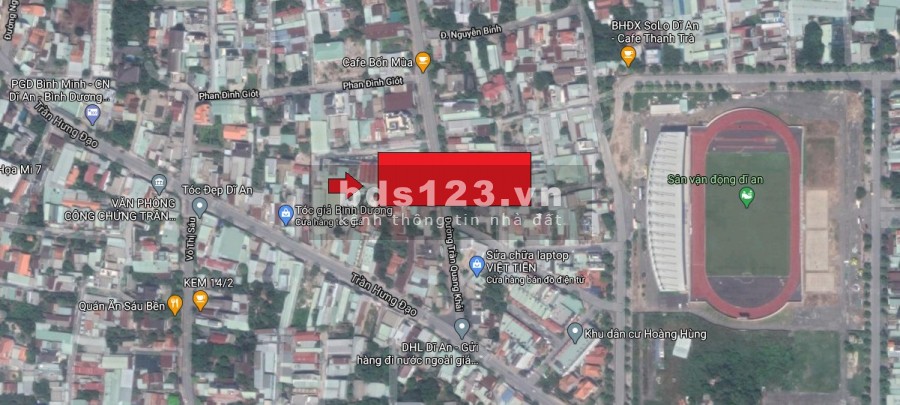 Nhà diện tích trong mơ Tp Dĩ An bán gấp