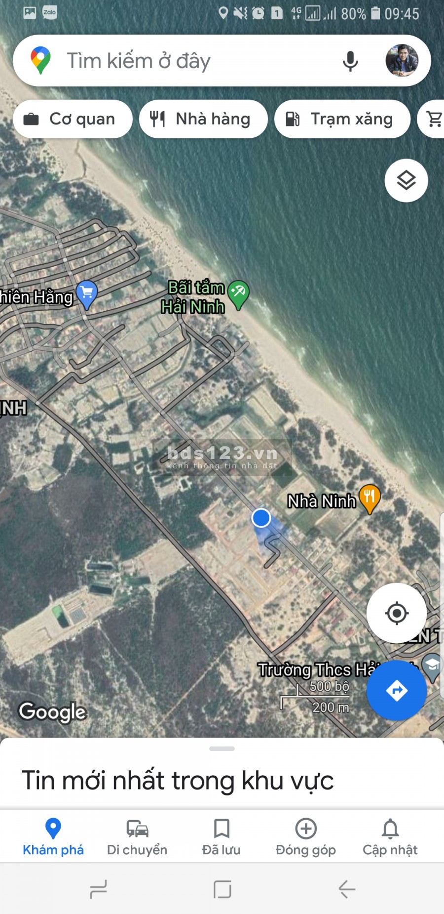 Bán lô đất 4 mặt tiền Hải Ninh - MT ĐT569 gần bãi tắm, đoạn sầm uất nhất, kinh doanh tốt