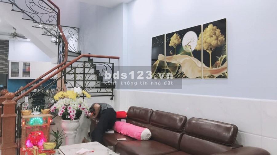 (Gò Vấp)Bán nhà mới đẹp, hxh, Nguyễn Văn Lượng, dt 56m2, 4 tầng, 5.58 tỷ