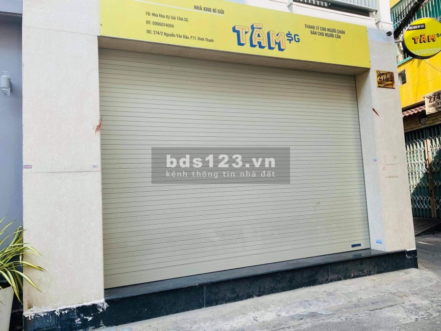 NGUYỄN VĂN ĐẬU - BÌNH THẠNH Cho thuê mặt bằng 2 mặt tiền hẻm xe hơi