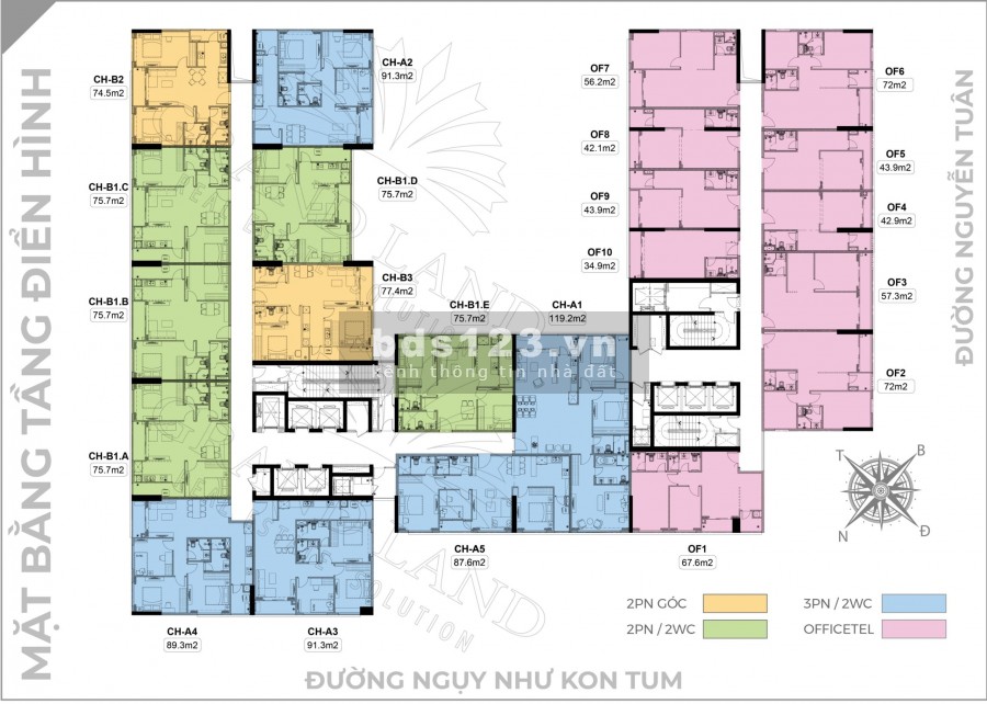 Cần bán căn hộ chung cư Harmony Nguyễn Tuân diện tích 76 m2 thiết kế 2PN, 2WC giá 2,8 tỷ ĐỦ ĐỒ liên hệ 0349.627.688