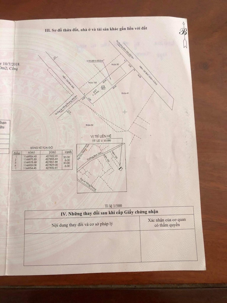 Bán đất hẻm 6m cách đường Nguyễn Thị Minh Khai phường 8 chỉ 15m, dt 180m ngang 6m hướng ĐB