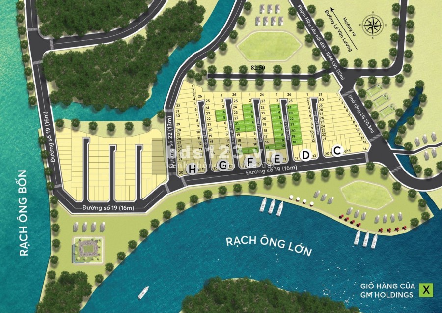 KDC GIA LONG REVERSIDE NHÀ BÈ - VIEW SÔNG CỰC ĐẸP