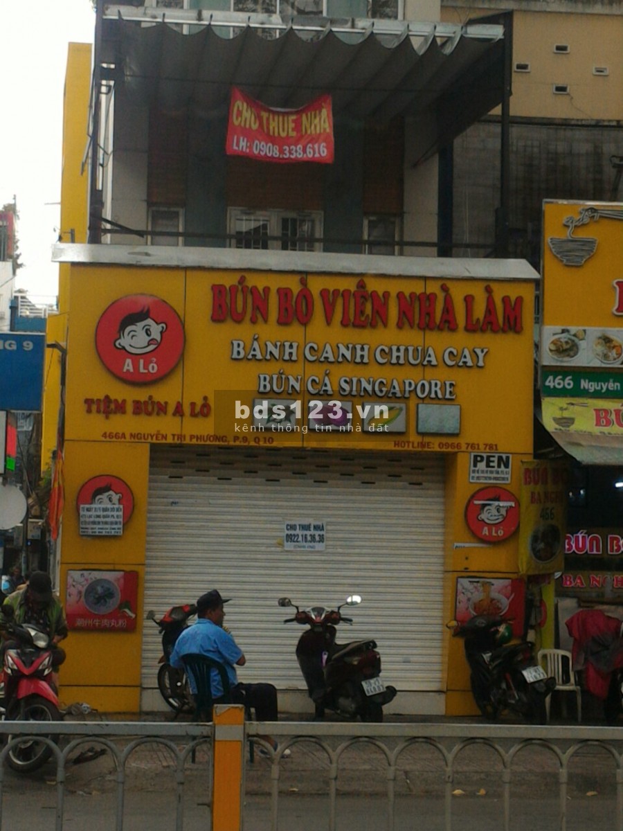 Nhà cho thuê- Nguyễn Tri Phường Q10 (5x14m) giá tốt nhất khu vực