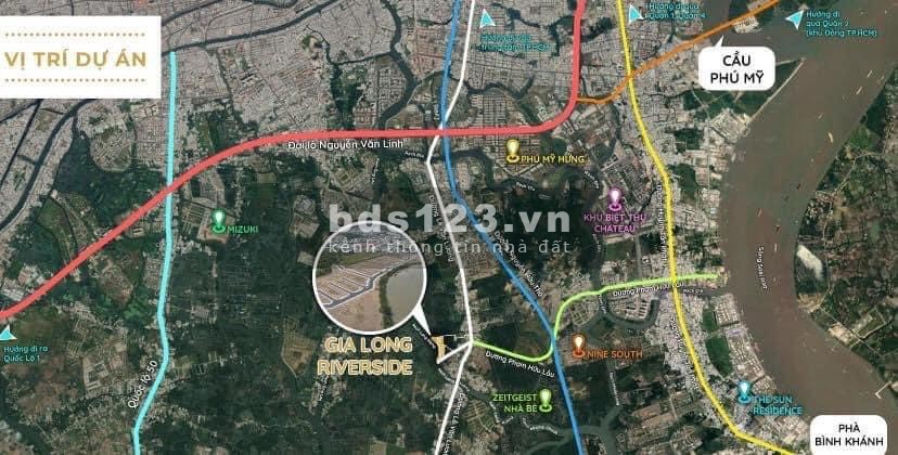 KDC GIA LONG REVERSIDE NHÀ BÈ - VIEW SÔNG CỰC ĐẸP