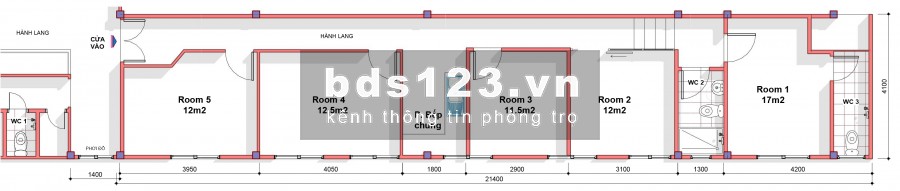 Cho thuê phòng ở tầng lầu 1 cc quận 10 HCM