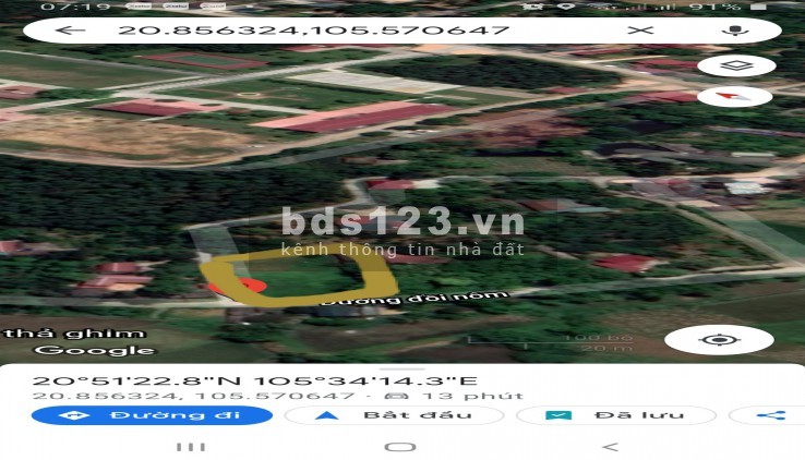 Đất Nhuận Trạch Lương Sơn Hoà Binh, lên giá từng ngày, cơ hội lớn để đầu tư, giá bán 2.2 tỷ
