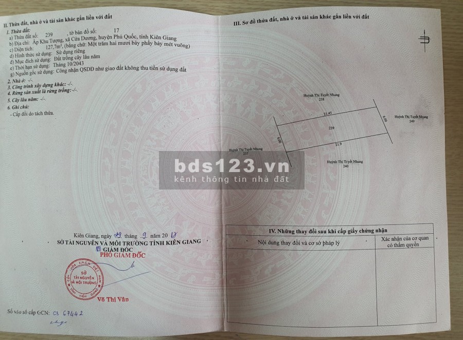 Chính chủ cần bán 4 nền cực đẹp khu Zoneland Búng Gội, quy hoạch đất ở, mặt tiền đường 5m, liên hệ 0971854040