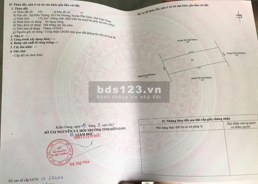 Chính chủ cần bán 4 nền cực đẹp khu Zoneland Búng Gội, quy hoạch đất ở, mặt tiền đường 5m, liên hệ 0971854040