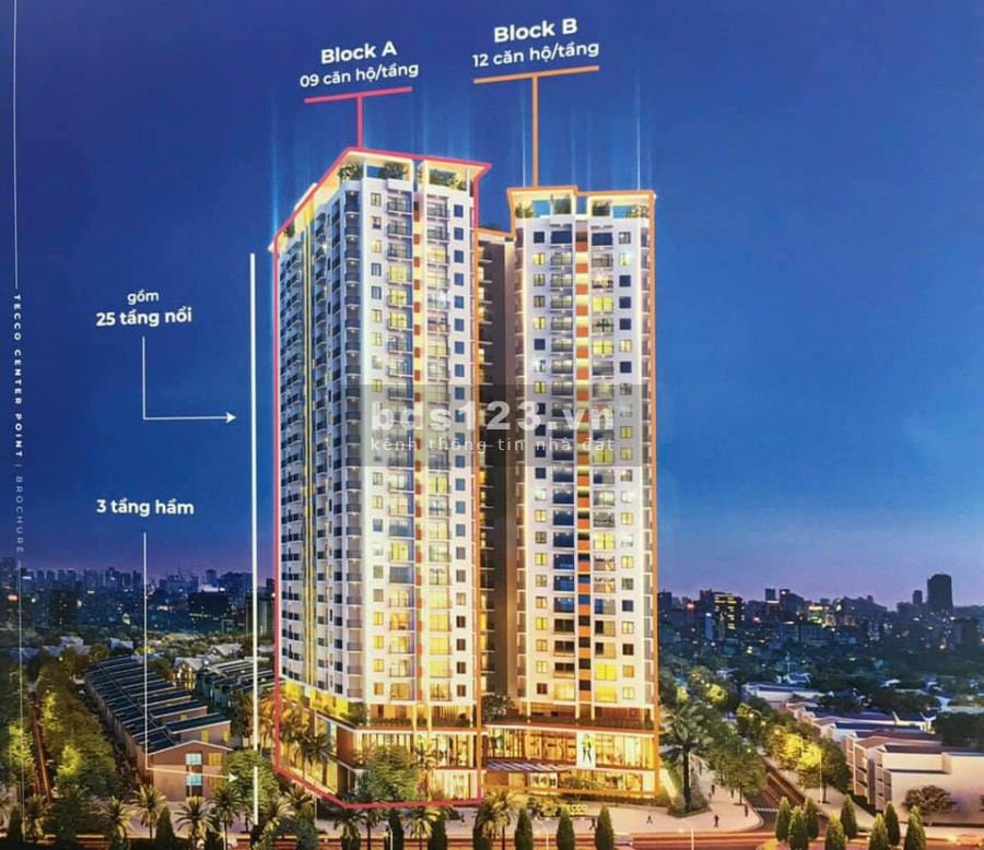 Tecco Center Point chung cư cao cấp bậc nhất thành phố Thanh Hoá, giá tốt, vị trí đắc địa