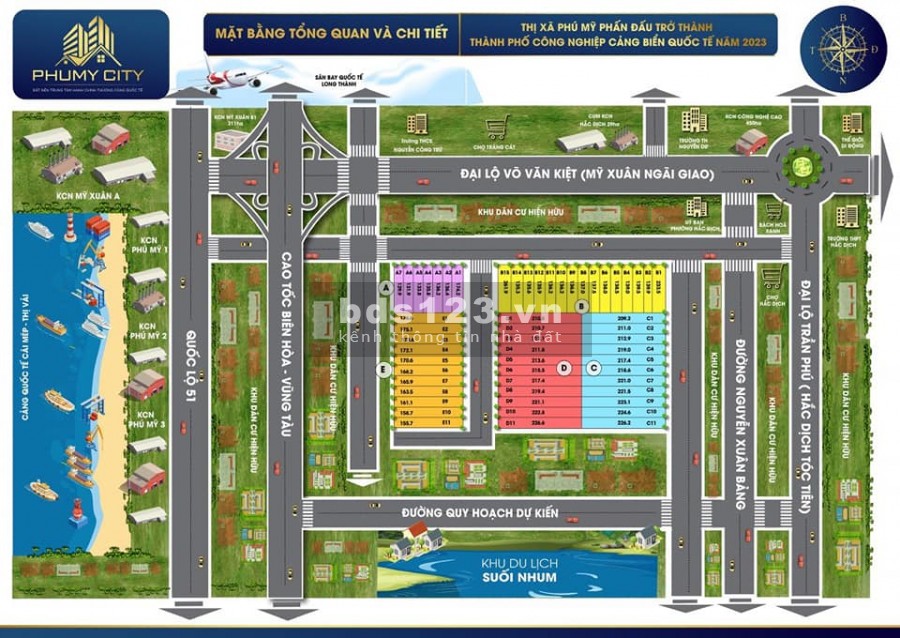 Cần Bán 56 Nền Khu Phân Lô Phú Mỹ Uy Tín Chất Lượng Số 1 Bà Rịa