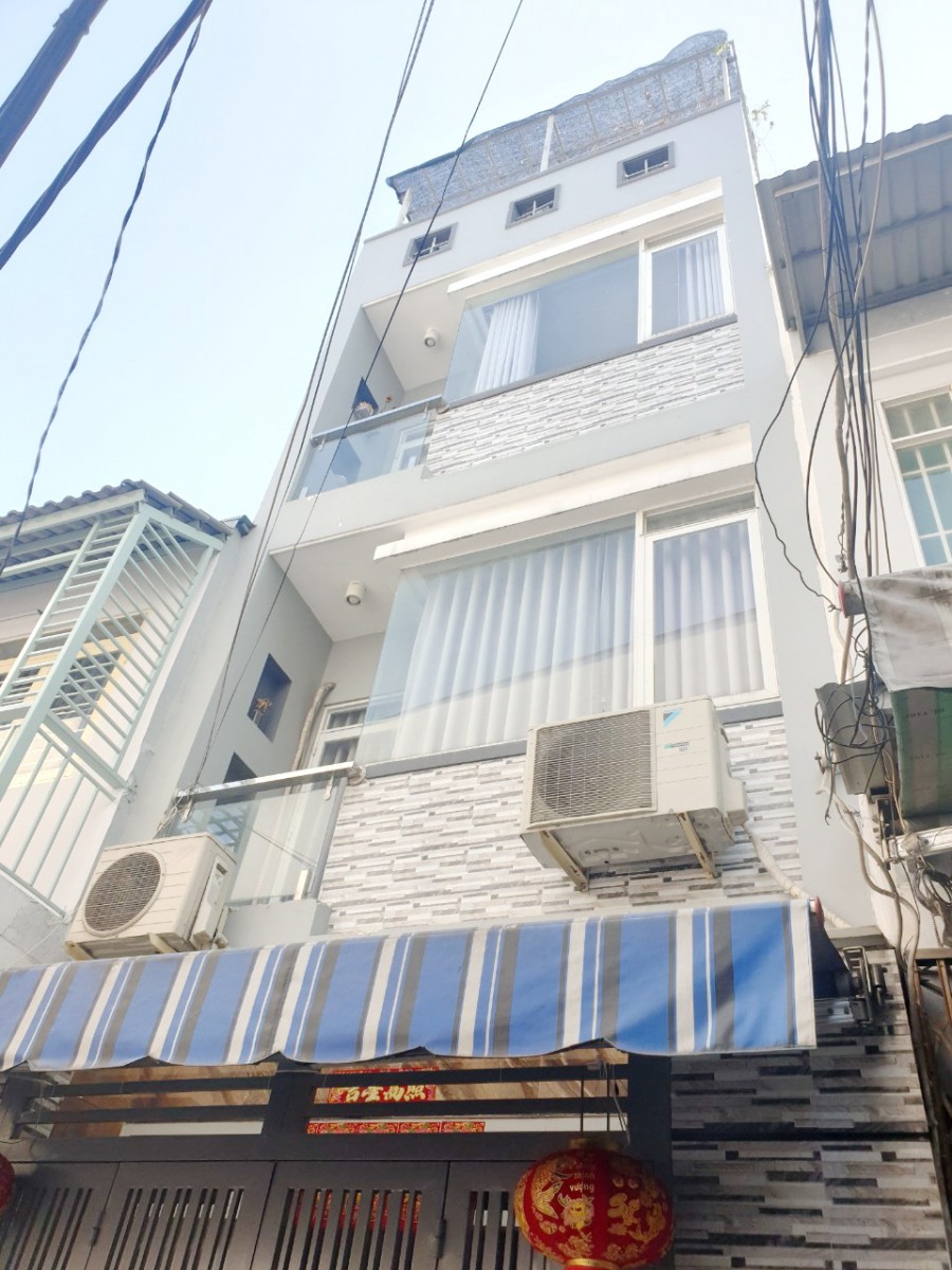 Nhà đẹp, 2lầu/4pn hẻm 314 Âu Dương Lân P3 Q8