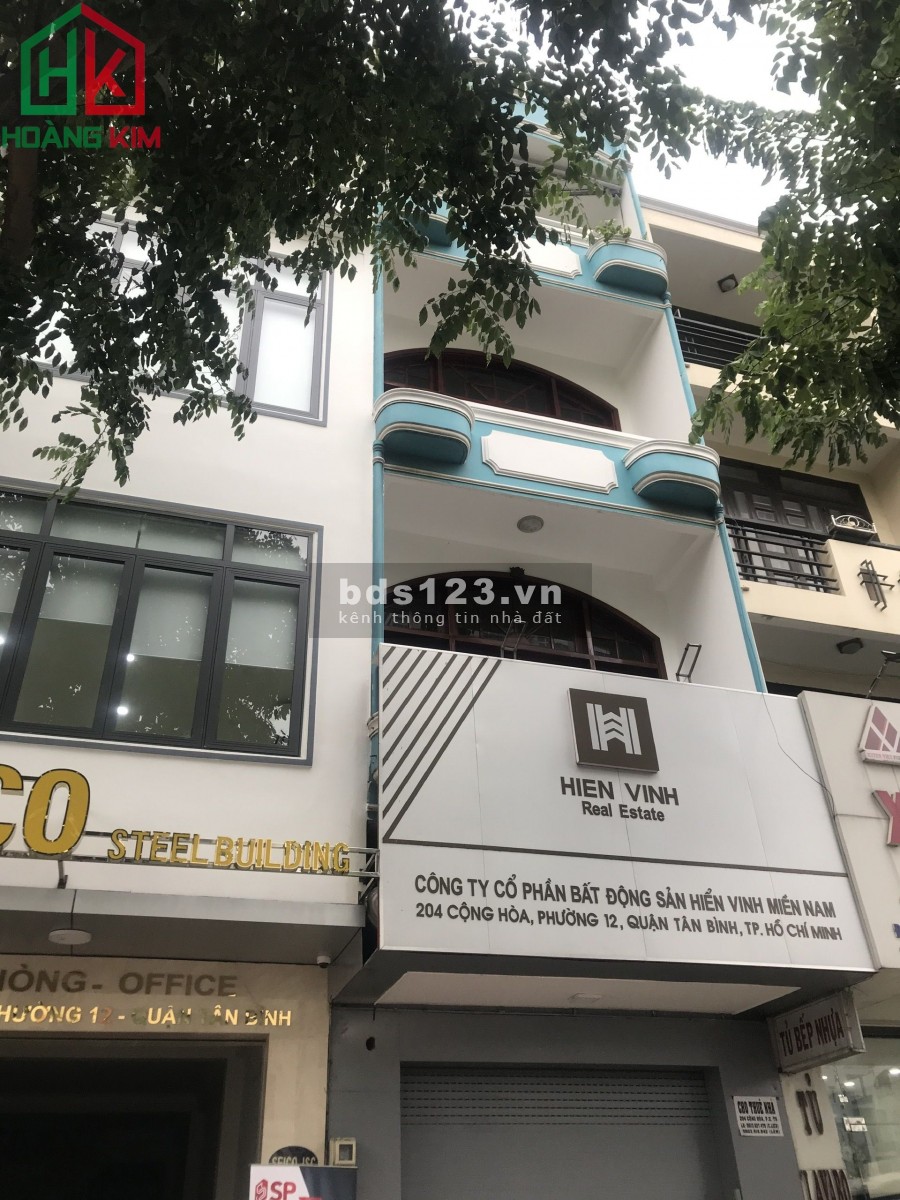 Cần cho thuê nhà nguyên căn mặt tiền đường CỘNG HÒA, Phường 12, Quận Tân Bình.