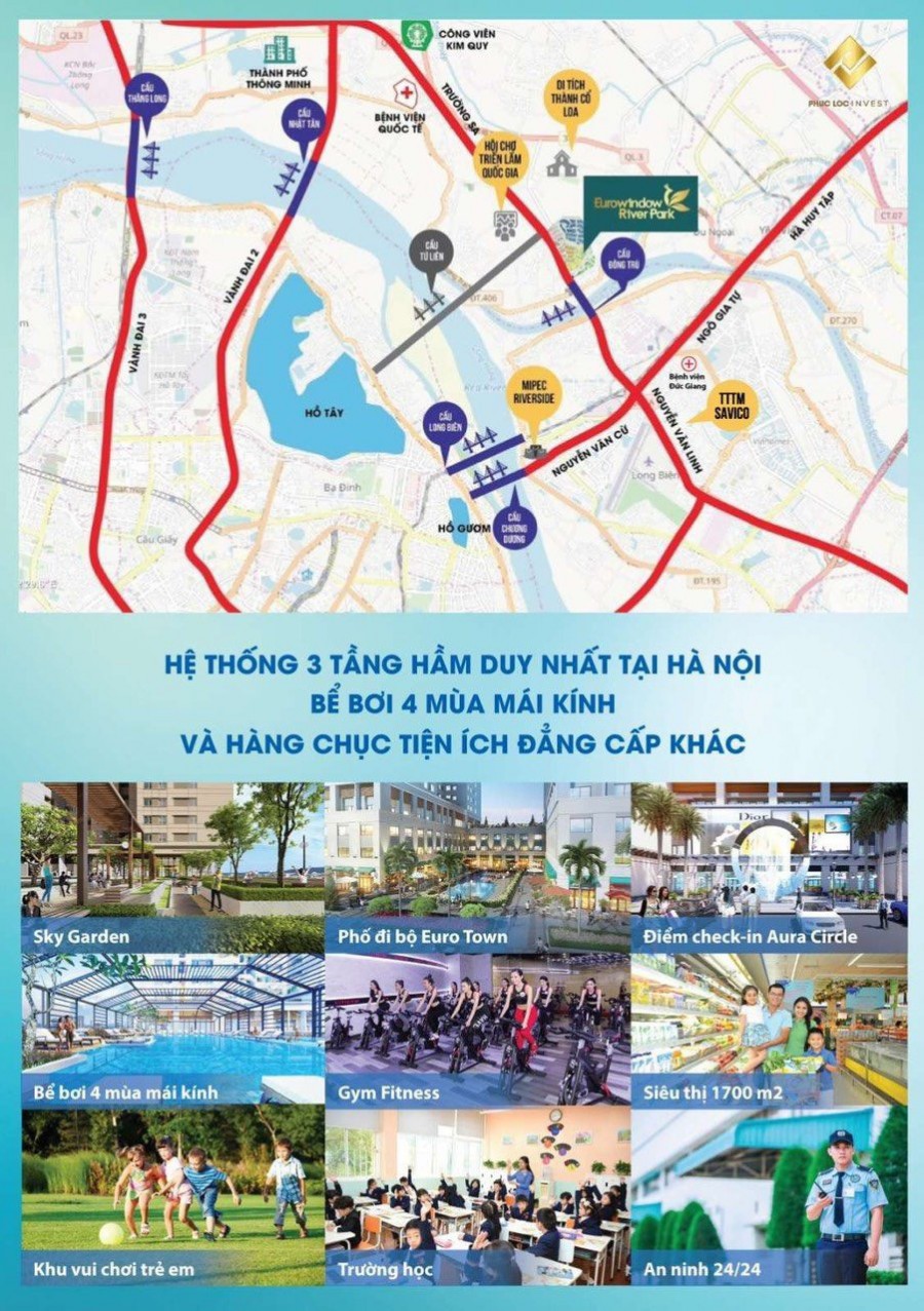 BÁN CHUNG CƯ CAO CẤP - CHIẾT KHẤU CAO CĂN HỘ EUROWINDOW RIVER PARK 72 M2 ; 77 M2 ; 82 M2