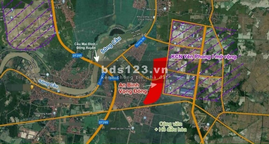 CHÍNH THỨC MỞ BÁN ĐỢT 1 DỰ ÁN ĐẤT NỀN AN BÌNH VỌNG ĐÔNG SỔ ĐỎ 2 MẶT TIỀN - KHU CÔNG NGHIỆP YÊN PHONG BẮC NINH