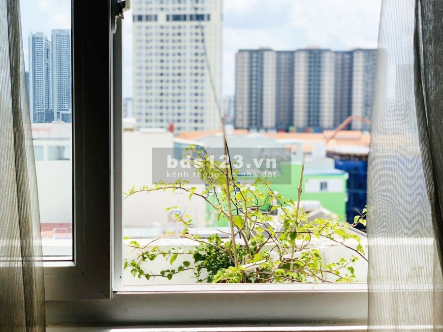 Cho thuê Chung Cư Mini gác lửng Nội Thất Gỗ cửa sổ mát mẻ có máy giặt riêng quận 7