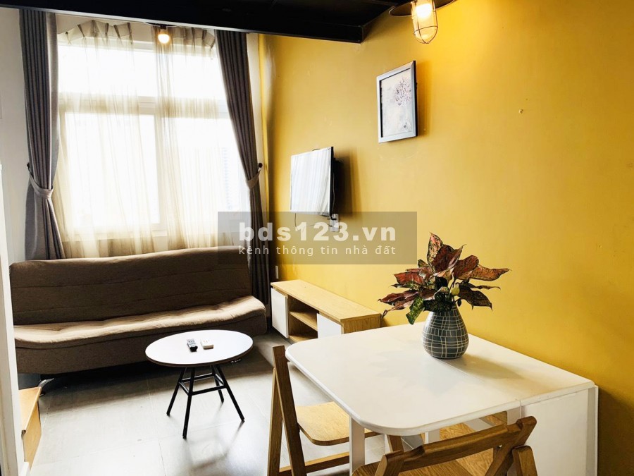 Cho thuê Chung Cư Mini gác lửng Nội Thất Gỗ cửa sổ mát mẻ có máy giặt riêng quận 7