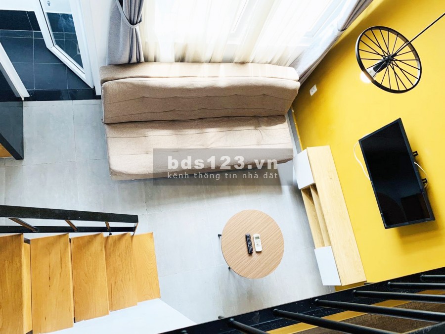 Cho thuê Chung Cư Mini gác lửng Nội Thất Gỗ cửa sổ mát mẻ có máy giặt riêng quận 7