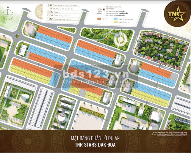 Chính thức ra mắt Khu Đô Thị Thương Mại Kiểu Mẫu TNR STARS ĐAK ĐOA