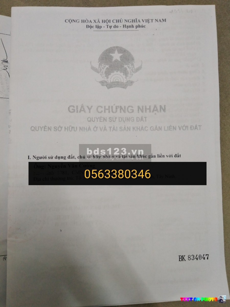 ĐẤT Ở HUỲNH TẤN PHÁT, NHÀ BÈ 113.1 M2 (4X28)