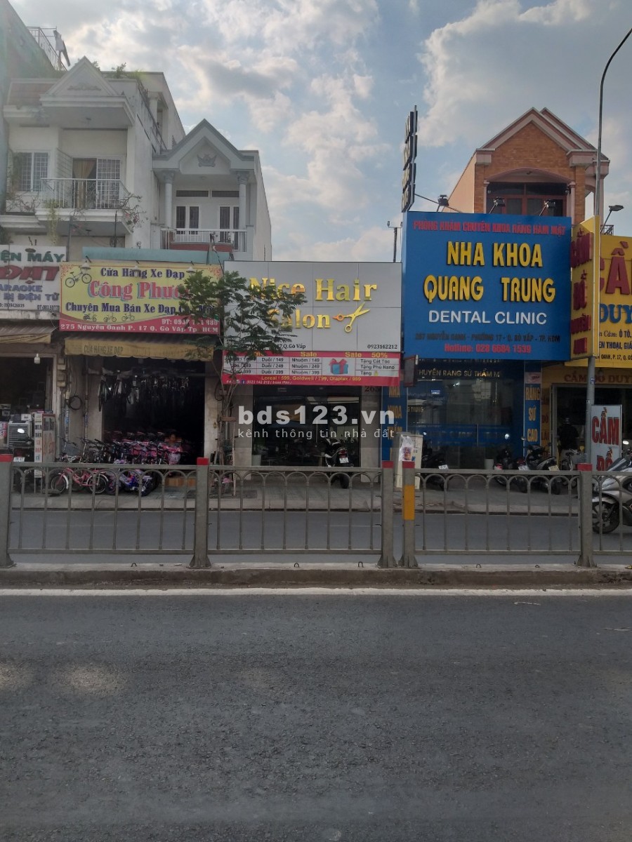 2 MT trước sau 265 Nguyễn Oanh 4.5x20