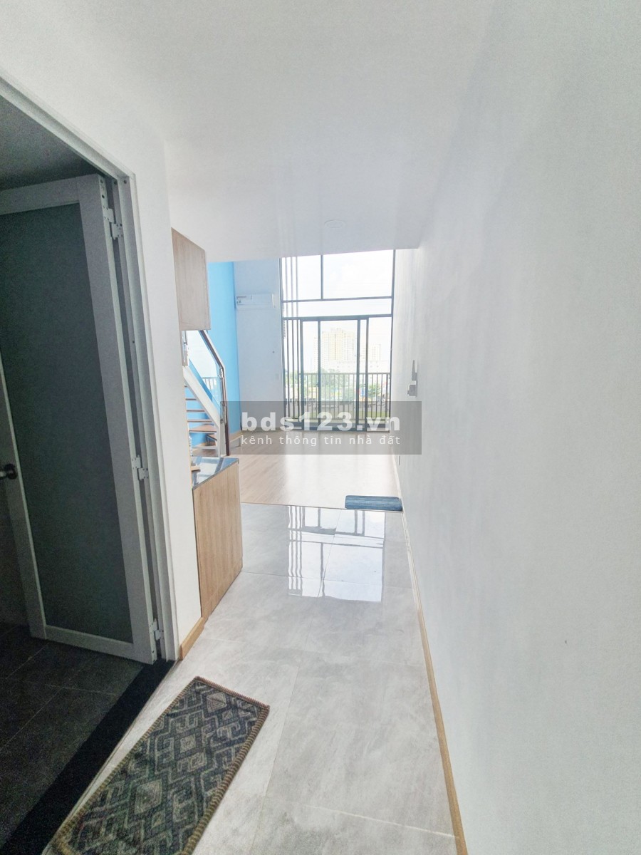 Căn hộ Q9 1PN 50m² thiết kế cực bắt mắt, có sẵn máy lạnh, hệ thống bếp